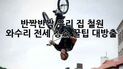 ✨ 반짝반짝 우리 집! 철원 와수리 전세 청소 꿀팁 대방출 🏡
